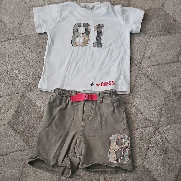 Guess Other - Guess Kids Graphic Tee and Shorts Set